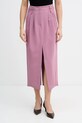 Sisley spódnica z elastanem różowy 4KVXL002W
