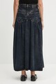Odzież GANNI spódnica jeansowa Light Denim Long J1759 granatowy