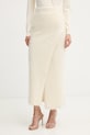 Marciano Guess spódnica z dodatkiem wełny AGNES casual beżowy 5BGD02.5794Z