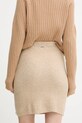 Odzież Twinset spódnica z domieszką wełny 252AP3044 beżowy