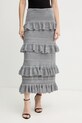Luisa Spagnoli spódnica wełniana casual szary 100223