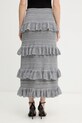 Odzież Luisa Spagnoli spódnica wełniana 100223 szary