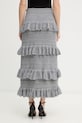 Odzież Luisa Spagnoli spódnica wełniana 100223 szary