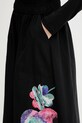 Desigual spódnica bawełniana ELLA LACROIX 25WWFW05 czarny