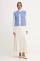 Bavlnená sukňa Pedro del Hierro 7592135 béžová AW25