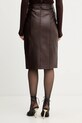 Odzież Herve Leger spódnica skórzana Estella WLT3536273 brązowy