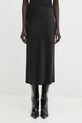 Anine Bing spódnica jedwabna bar casual czarny A.04.4001