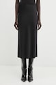 Anine Bing spódnica jedwabna bar casual czarny A.04.4001