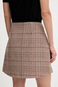 Odzież Tommy Hilfiger spódnica z domieszką wełny WW0WW48265 brązowy