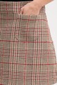 Tommy Hilfiger spódnica z domieszką wełny brązowy WW0WW48265
