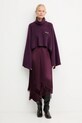 Sukňa BOSS 50546594 burgundské AW25