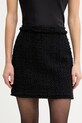BOSS spódnica z domieszką wełny casual czarny 50548094