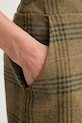 Barbour spódnica wełniana BAMBURGH zielony LSK0140
