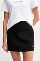 Φούστα Calvin Klein Jeans με ελαστάν μαύρο LV044D221G