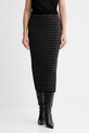 MICHAEL Michael Kors spódnica midi czarny MF570L4K0K