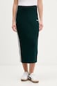 adidas Originals spódnica Knit 3s midi zielony JW2662