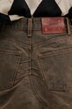 Andersson Bell cotton denim skirt Custom Flare Layered apa847w brown