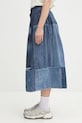 Visvim spódnica jeansowa ss elevation skirt p.w. 325105005003 niebieski AW25