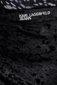 Karl Lagerfeld Jeans spódnica welurowa czarny A4W12003