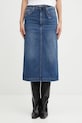 Sportmax spódnica jeansowa BIBLIOS casual niebieski 2522106215600