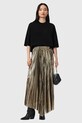 AllSaints gonna JAX maxi oro W064RD