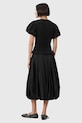 AllSaints spódnica NIA W001RD czarny
