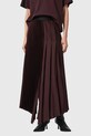 Suknja AllSaints JAX W065RD bordo AW25