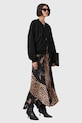 AllSaints spódnica ARLEEN wzorzyste czarny W006RD