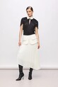 Φούστα Karl Lagerfeld μίντι λευκό A4W12026