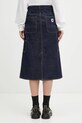 Odzież Carhartt WIP spódnica jeansowa W' Single Knee Skirt I034224.102 granatowy