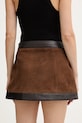 Odzież Retrofete spódnica zamszowa Lisbeth R.FW25.12094.16 brązowy