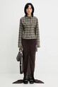 Rick Owens Lilies spódnica Poppy LI02E3317.RV brązowy