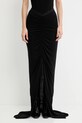 Sukně Rick Owens Lilies Poppy maxi černá LI02E3317.RV