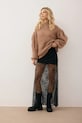 Sukňa Bizuu FLACE FLACE.CZARNY čierna AW25