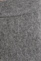 United Colors of Benetton szoknya gyapjúkeverékből szürke 1444D002B