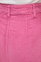 United Colors of Benetton spódnica sztruksowa różowy 41ULD005B