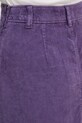 United Colors of Benetton spódnica sztruksowa fioletowy 41ULD005B