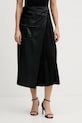 Sukňa Sisley látka čierna 4SNML0034