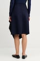 Odzież Sisley spódnica z domieszką wełny 41JML0036 granatowy