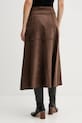 Odzież Sandro Ferrone spódnica S48YBFLIN brązowy