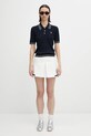 Sporty & Rich spódnica Eden Crest Embroidered Mila SK01160666WH50 biały