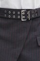 GANNI spódnica Stretch Stripe Tailoring szary W0711
