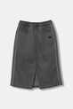 adidas Originals spódnica jeansowa dziecięca midi szary JY3561