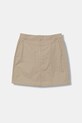 adidas Originals spódnica bawełniana dziecięca JY2747 beżowy AW25