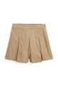 Dječje pamučna haljina Polo Ralph Lauren pamuk bež 313978266002