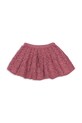 Konges Sløjd gonna di cotone bambina CABBY SKIRT GOTS mini rosa KS103739.9BYA