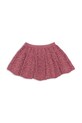Konges Sløjd gonna di cotone bambina CABBY SKIRT GOTS KS103739.9BYA rosa AW25