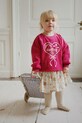 Konges Sløjd gonna di cotone bambina COCO SKIRT GOTS mini beige KS103761.9BYA