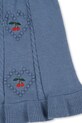 Konges Sløjd gonna di cotone bambina SOLEIL KNIT SKIRT GOTS blu KS103982.9BYA