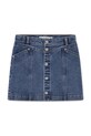 Levi's spódnica dziecięca BUTTON FRONT SKIRT z elastanem niebieski 3EN580